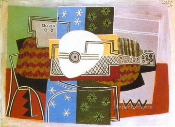  cubist - Still Life on the Mandolin 1924 cubist Pablo Picasso